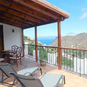 Casa La Sabina Roja 1 - Casa Con Impresionantes Vistas Sobre Y El Mar Hermigua